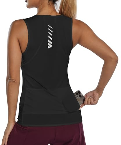 Maglia da ciclismo da donna, senza maniche, traspirante, per ciclismo, mountain bike, da donna, colore nero, XXL