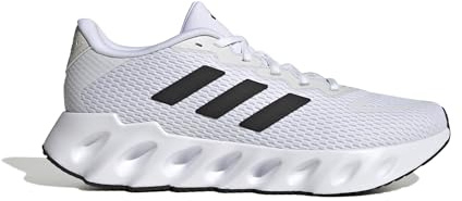 adidas Men's Switch Run Running Shoes, Cloud White/core Black/Halo Silver, 9.5 UK