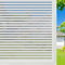 Mgood Vinilos para Cristales Diseño a Rayas 60 x 200cm, Vinilo Ventana Privacidad Translucido Electrostaticos Anti UV Vinilo sobre Cristal para Hogar Oficina Puerta Cristal, Rayas Medianas