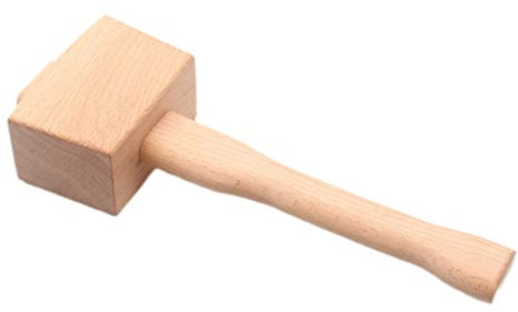 Martillo de madera para tallar madera de haya, martillo de trabajo de madera de haya, mazo de carpinteros
