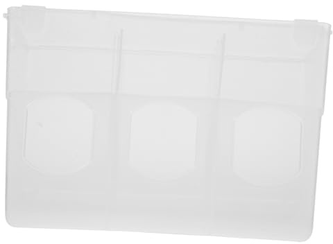 BCOATH Caja De Alimentos Antiderrames Comedero para Codornices Comedero para Soporte para Comida para Pájaros Jaula