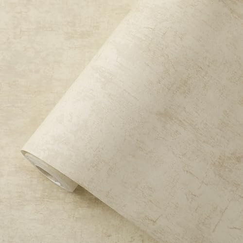 Trafagala Yellow Concrete Cracks Wallpaper Retro Charcoal Striped Textured Wallpaper Plain Wallpapers with Subtle Metallic Sheen for Bedroom Adults Living Room Hallway Front Room