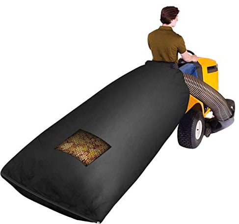 DLUKENY Raccoglitore di rifiuti di erba di grande capacità del sacchetto del trattore
