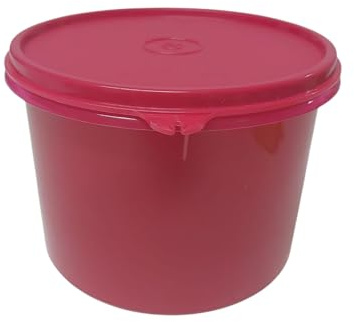 Tupperware Estate Drops Clarissa - Contenitore per caffè con coperchio sospeso, a tenuta stagna, 1200 ml, 1200 ml, colore: rosso vino