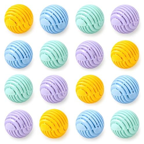 16PCS Deodorising Balls for Shoe Cabinet & Enclosed Spaces, Long-Lasting Air Freshener & Odour Eliminator for Shoes, Trainers, Wardrobes & Cars - Spherical Design with Botanical Formula