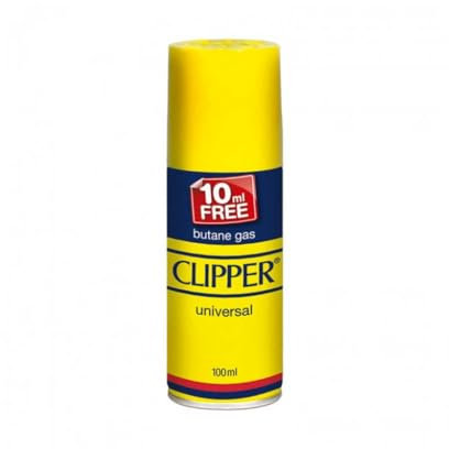 Clipper - GAS BUTANO CLIPPER 90ml + 10ml free - MC100, Grigio