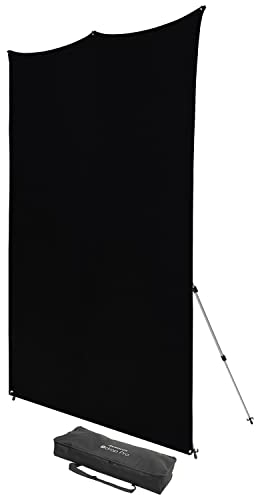 Westcott X-Drop Pro Hintergrund-Set, knitterfrei, für Headshots, Portraits, Video-Interviews und Fotoautomaten
