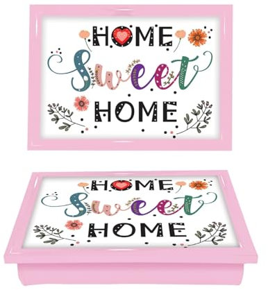 Lap Tray Home Sweet Home Bean Bag Cushion Base LapTray cushioned Breakfast Bed tray