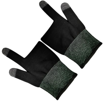 MOBUTOFU Fingerlose Gaming Handschuhe Für Männer Und Frauen Atmungsaktive Touch Finger Handschuhe Schweißhemmend Und Leicht Für Mobiles Gaming Vielseitig Einsetzbar