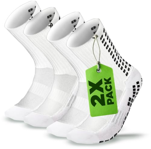 Lux Dual Grip Socks - Football Grip Socks for Men and Women. GripArray™ Engineered Performance & Comfort - Anti Slip Socks for Football