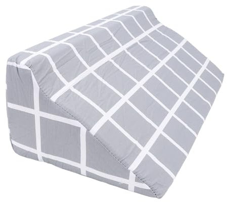 SENECESLI Keilkissen Zum Schlafen, Bettkeilkissen mit Hochdichtem Schaumstoff, Dreieckiges Keilkissen, Erhöhtes Körperkissen Zur Rückenunterstützung, Keilkissen Zur Rücken-, Bein- und