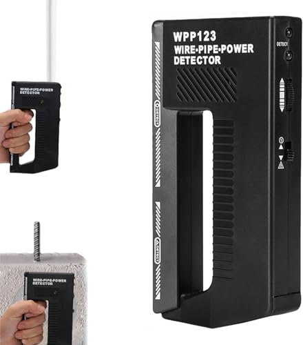 Detector de Metales,Escáner de Pared,Escáner de Pared Multifunción,WPP123 Detector de Metales,Alta Sensibilidad Ajustable Alert Pipe,Localizador de Cables de Alerta Ajustable