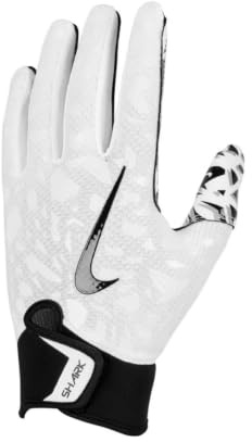 Nike Shark 2.0 FG Guantes de fútbol americano para niño White/White/Black L