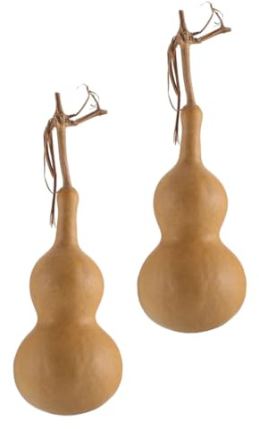 CVUTOVO 2piezas Juguetes de Adornos de Calabaza Naturales Decorativos Adorno de Calabaza de Escritorio para Decoración Artesanal Halloween