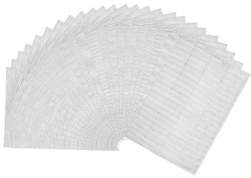sourcing map 25 fogli A4 di cartone ondulato lucido color argento metallizzato, 21,1 x 29,7 cm, carta ondulata lucida per fai da te, scrapbooking, confezioni regalo