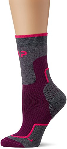 CMP Trekking Sock Wool Mid, Adult, Unisex, Purple, 36/38