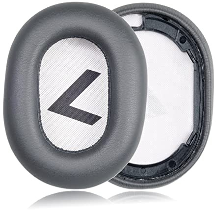 JHZZWJ Ersatz Ohrpolster für Durchmesser Plantronics BackBeat Pro 2, Voyager 8200 UC Ohrpolster aus Kunst Leder