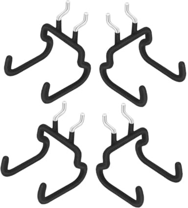 Veemoon 4piezas Kit De Organizador De Tablero Perforado Ganchos Multiusos Accesorios Para Garaje