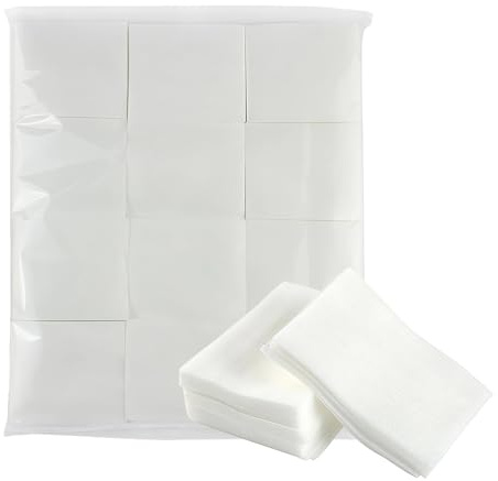 1200 almohadillas de algodón sin pelusas, almohadillas para quitar maquillaje, toallitas de algodón, suaves rondas de limpieza facial para el cuidado de la piel, arte de uñas, acrílicos