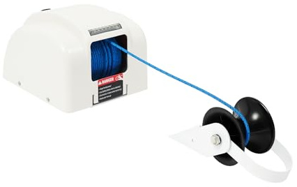 Fyssnn Elektrisk ankarvinsch, elektrisk ankarvinsch, 12 V, båt med fjärrkontroll, 10 kg ankare, 45 pund ankarvinsch för ankare
