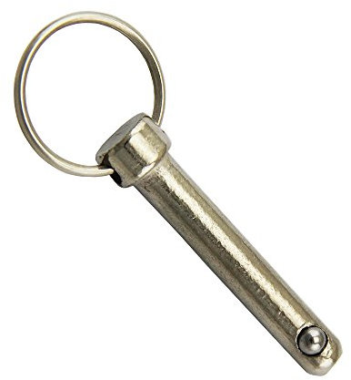 UP100 Lot de 10 goupilles à bille à dégagement rapide de 6 mm, 8 mm, 10 mm, avec extrémité sphérique à ressort (7,8 x 45 mm)