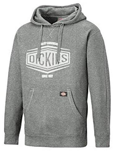 Dickies Herren Rockfield Hoodie (BCI) Kapuzenpullover, Grey Melange, XL