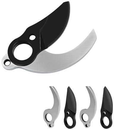 Bostar 2 par Cuchillas de Repuesto para Tijeras de podadora eléctricas Profesionales Hojas de Repuesto para Tijeras 25MM/28MM