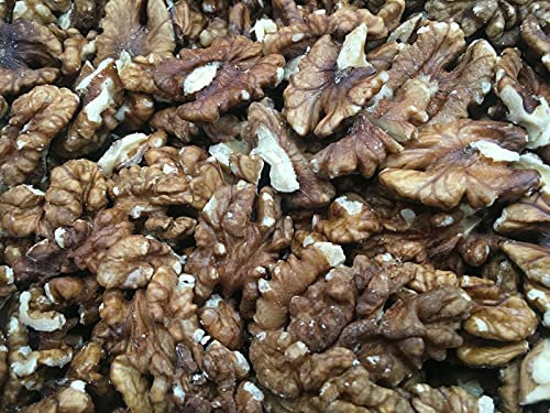 Walnuts 1kg - Natural Raw Amber Walnut Halves - Bulk Bag - Economy Grade - Ideal for Baking Cooking Mixes - PURIMA