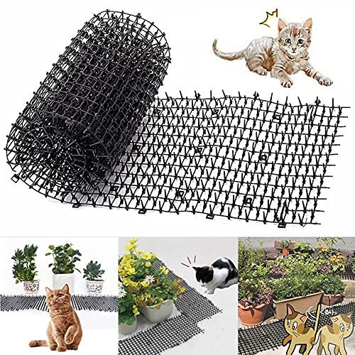 200 CM*30 CM Cat Scat Mat con Spikes, Cat Animal Opaco Spikes Repellente Stuoia Deterrente Casa Outdoor Mat per Recinzione Giardino