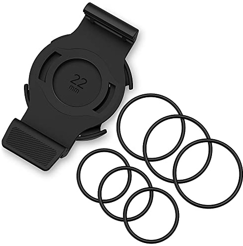 TUSITA 22mm Quickfit Quarter Turn Bike Mount Kompatibel mit Garmin Fenix 7, Fenix 6, Fenix 6 Pro, Quatix 6 Titanium - Smartwatch Fahrräder Mount Lenker Halterung Fahrrad Halter - Road MTB Zubehör