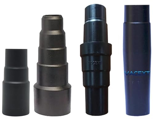 Vacuum Hose Adapter Kit - Vacuum Attachment Adapters Compatible with Most Vacuum Cleaners - Pool Hose Adapter 1-1/4 or 1-1/2 Connector - 1-7/8'' to 1 1/4'' Hoses Reducer Converter Connector