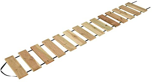 Chusui Terrassendielen Rolle, Balkon Bodenbelag, Balkon Möbel, Bodenfliesen, Terrassenplatten, Terrassenbelag, Balkonboden, Terrassenboden, 35x300 cm Imprägniertes Kiefernholz