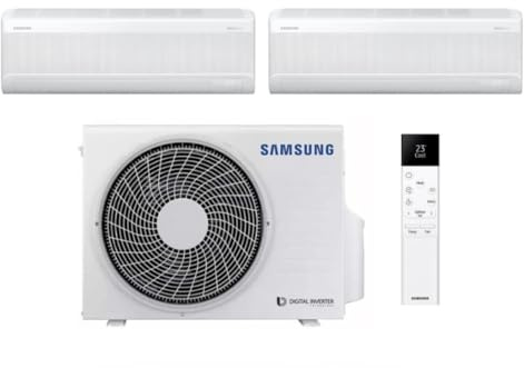 SAMSUNG WINDFREE ELITE CONDIZIONATORE AJ050TXJ2KG DUAL SPLIT 9000+12000 BTU DUE SPLIT A+++