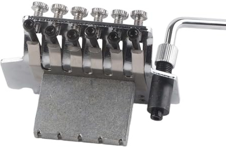 E -Gitarre Tremolo Bridge Tremolo Bridge System, Gitarre -System Doppelverriegelung für Gitarre, System Metal Vibrato für Stilersatz (SILVER)