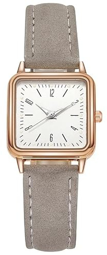 Armbandsur för kvinnor läder armbandsur rostfritt armbandsur kreativa kvinnor klocka läderklockor