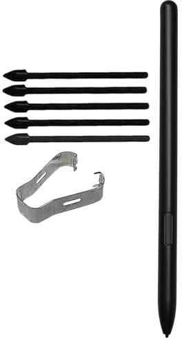 A-10 - Penna stilo per Smart Paper Pen con funzione gomma, compatibile con Lenovo Smart Card, Palm Rejection, assorbimento magnetico, colore: nero