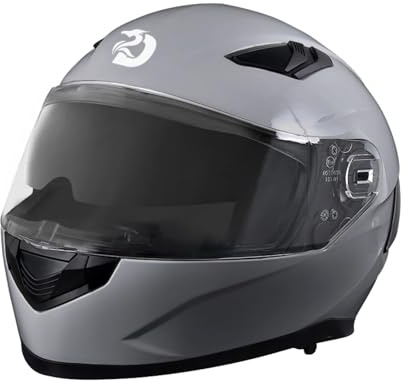 DAWNRISE Casco Moto Modular ECE 22.06 - Doble Visera Solar Anti-Vaho - Ultraligero 1.6kg - para Hombre y Mujer