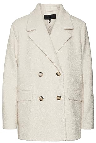 VERO MODA Chaqueta VMSALLY BOOS para mujer, abrigo corto, abedul, M, abedul, M