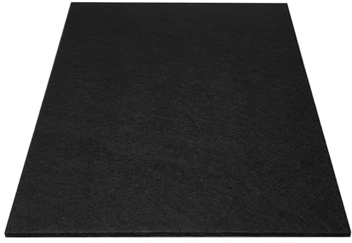 cyclingcolors almohadilla fieltro adhesivo cortar 300x210mm espesor 5mm autoadhesivos para muebles sillas deslizadores suelo, negro