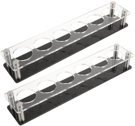 Alipis 2pièces Présentoir à Verres à Liqueur Acrylique Support à Verres à Liqueur Support Pour Bar Restaurant Fête De Famille