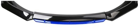 Voiture Becquet de Lèvre Avant pour Renault Megane GT 2010-2024 2025, LèVre Lame SéParateur Diffuseu Extérieur Kit de Corps(Black Blue)