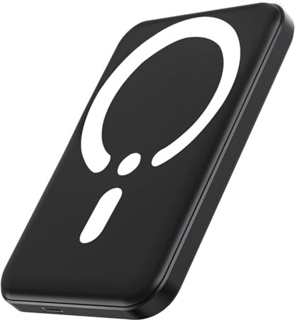 Power Bank Magnetico, Wireless Caricatore 20W Ricarica Rapida Powerbank, Caricabatterie Portatile 10000mAh per Magsafe, Battery Pack Wireless Batteria Esterna per iPhone 16 15 14 13 12Pro Max Series