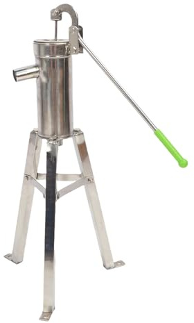 banapoy Manual Well Pump, Stainless Steel Deep Well Pitcher Hand Pump, Hand Shake Water Suction, 26ft Lift, for Outdoor Yard Pond Garden