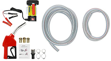 Genérico Bomba De Transferencia Diésel, Kit De Bomba De Combustible Autocebante, Bomba De Combustible De 12 V, Alta Velocidad De 3500 RPM, Suministro De Combustible para Maquinaria De Ingeniería