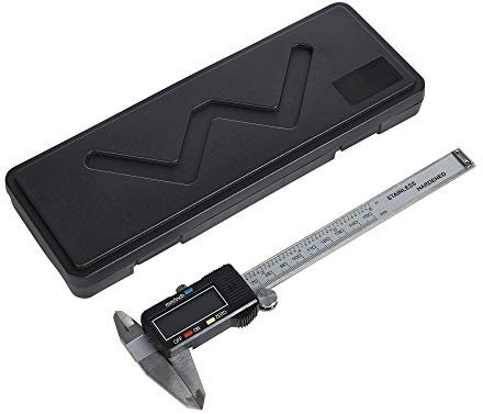 ZENO Digital Vernier Calipers | 150mm 0-6 Inch/Mm Conversion | Stainless Steel Measuring Tool | Precision Adjustment | Depth Gauge