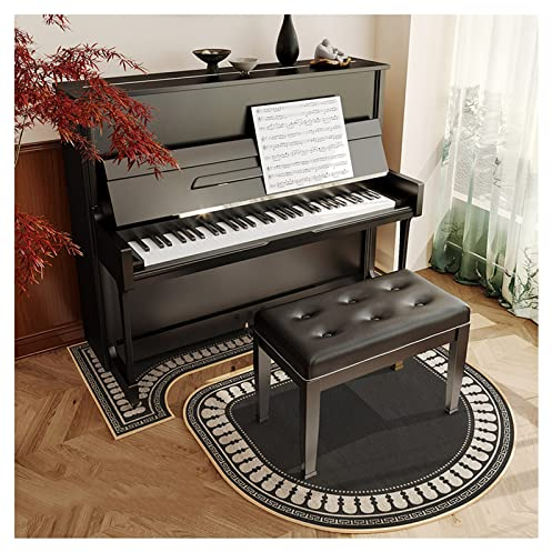 PPGE Schallschutz Teppich Klavier, Klavier Schalldämmung Matte, Schlagzeugteppich rutschfest Matte, Klavier Schallschutzmatte, Antivibrationsmatte Klavier, U-förmiger Schallschutzteppich (Color:E)
