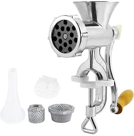 Picadora de carne Manual, picadora de carne de aleación de aluminio, herramientas de cocina para salchichas, utensilios para moler especias