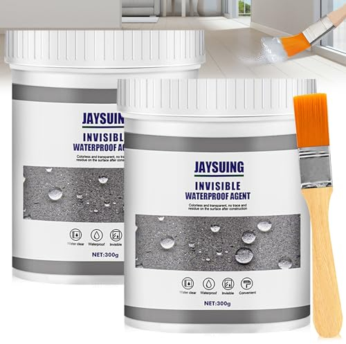 600G Impermeabilizante Transparente, Sellador Impermeable, Pintura Impermeabilizante, Sellador Fugas Agua, Waterproof Insulating Sealant para Terrazas, Tejados, Externa, Baño