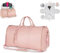 packli Reisetasche,Reisetasche Foldybag,Reisetasche faltbar,Travluxe Faltbare Reisetasche,Foldy Bag,Wasserdichter Kleidersack für Reisen,Carry on Garment Duffle Bag,Travel Bag Women,Umwandelbarer