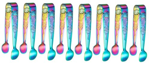 Alipis 8 Pièces petite pince pince à sucre mini pinces de cuisine pinces de boulangerie pinces cuisine pinces pour barbecue petites pinces pince à bonbons pour bonbons accessoire de sucre